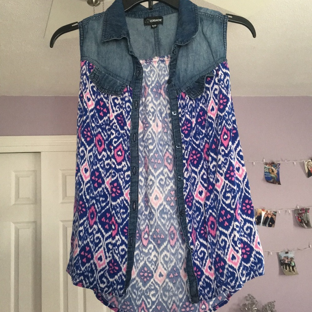 Girls sleeveless top jordache